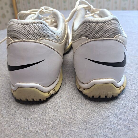NIKE DELIGHT V LADY GOLF SHOES WOMENS SIZE 7.5 WHITE SOFT SPIKE POWER CHANNEL - Picture 4 of 10